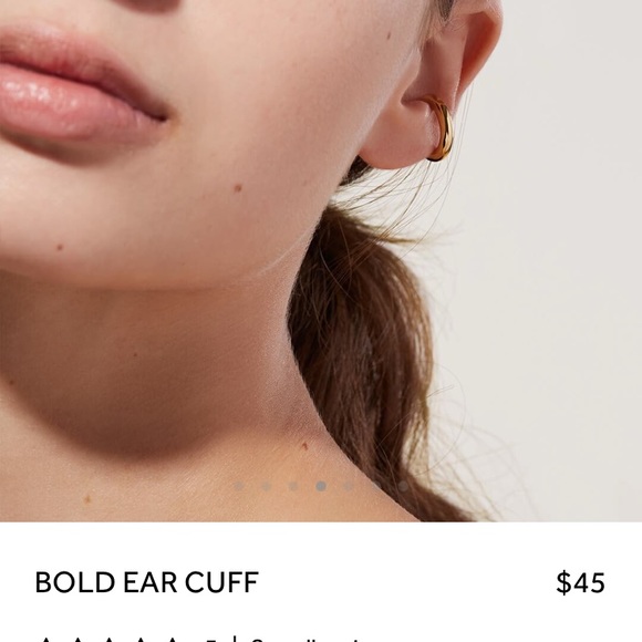 2 Gold Chunky Ear cuffs - Picture 11 of 16